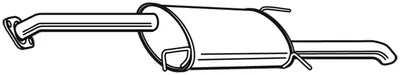 Toba esapament finala CHEVROLET LACETTI, NUBIRA; DAEWOO NUBIRA 1.4 1.6 1.8 dupa 2003