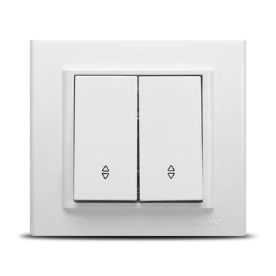 Comutator Cap Scara ST Alb Ovivo Mina, 401-010200-211