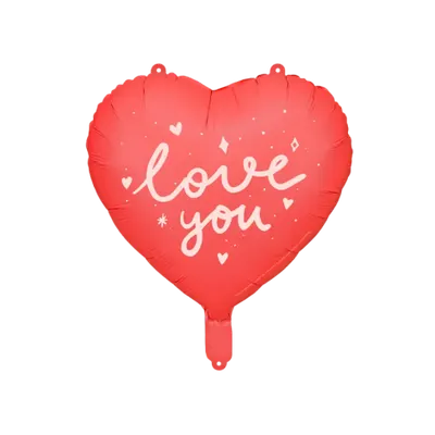 Balon folie inima love you 45 cm
