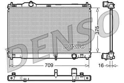 Radiator motor potrivit LEXUS IS II 2.5
