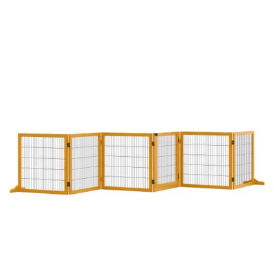PawHut gard limitare acces caini talie mica, 432x36x70cm | Aosom Romania
