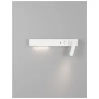 Plafoniera VIDA Nisipiu Alb Metal Adjustable - Intrerupator On/Off USB Charger LED Cree 230 Volt 3000K BackDeschis 5 Wat 350Lm Reader 1x3 Wat 210Lm IP20