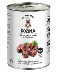 KUCHNIA SZEFA capră conservă monoproteică pentru câini 400 g