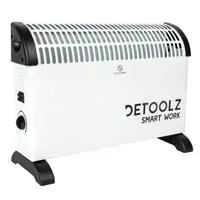 Convector electric Detoolz, 2kW, 3 trepte de putere, cu termostat reglabil