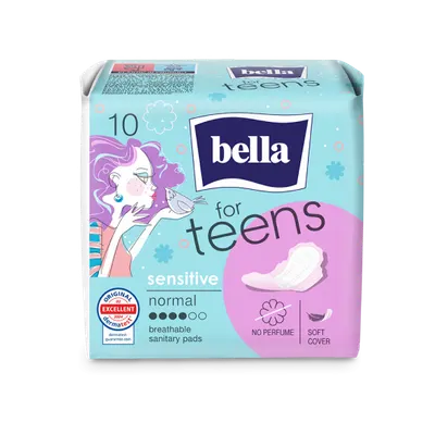 Absorbante igienice Teens Sensitive, 10 bucati, Bella