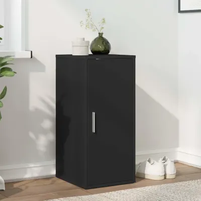 vidaXL Pantofar, negru, 32x35x70 cm, PAL