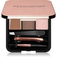 Revolution Brow Sculpt Kit set pentru sprancene perfecte culoare Brown 2.2 g
