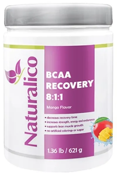 BCAA Recovery 8:1:1, mango, 621 g, Naturalico
