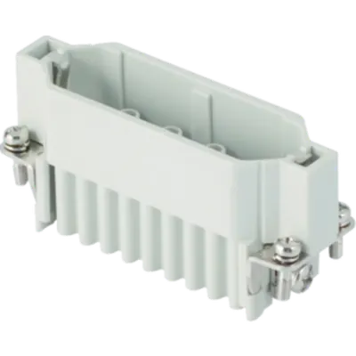 Contector industrial Tata - 66X16 - 25P + E 10A 250V / 4kV / 3 - CRIMP CONNECTION - GRI