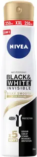 Nivea Spray deodorant Black & White, Silky Smooth, 250 ml