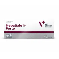 Supliment pentru caini si pisici cu afectiuni hepatice Vet Expert Hepatiale Forte, 2 x 40 tablete