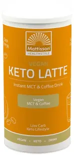 Vegan Keto Latte, migdale, 200 g, Mattisson Healthstyle