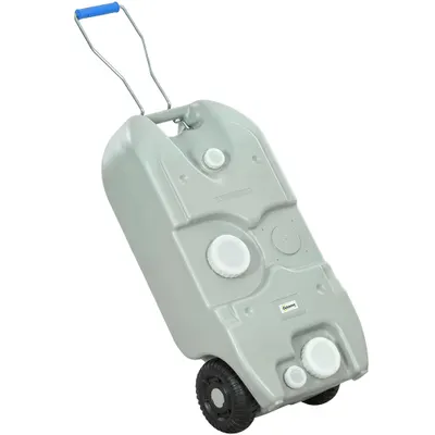 Rezervor Outsunny 40L Camping Robinet Roți | Aosom Romania
