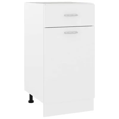 vidaXL Dulap inferior cu sertar “Lyon”, alb, 40x46x81,5 cm
