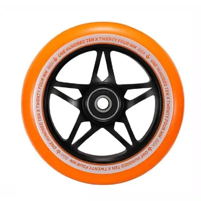 Roți Trotinetă - S3 - 110 mm - Negru/Portocaliu - Blunt Scooters