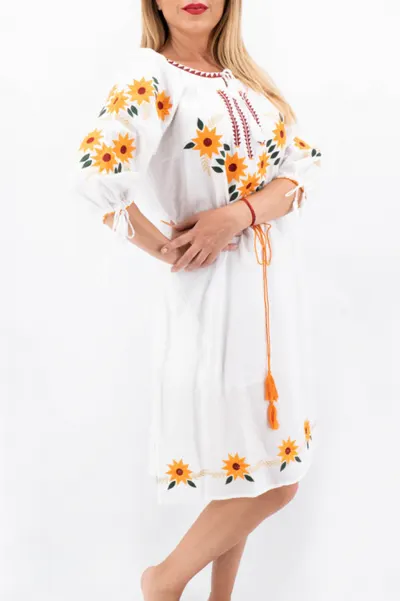 Rochie Traditionala Floarea Soarelui 10