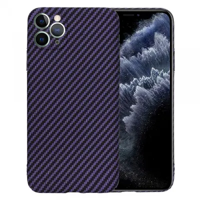 Husa pentru Apple iPhone 11 Pro Max, Techsuit, Carbonite FiberShell, Mov