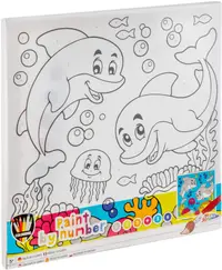 Set de pictură cu numere Grafix - Dolphin