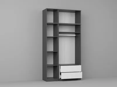 Dressing 123 cm Gri C02