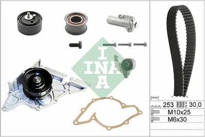 Set pompa apa + curea dintata potrivit AUDI A4 B5, A4 B6, A6 C4, A6 C5, A8 D2; SKODA SUPERB I; VW PASSAT B5, PASSAT B5.5 2.4 2.7 2.8 06.94-03.08