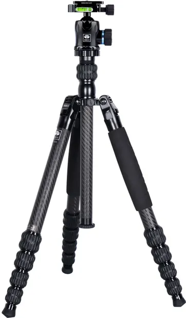 Trepied carbon SIRUI – T-1205+E-10, 25-163 cm, negru