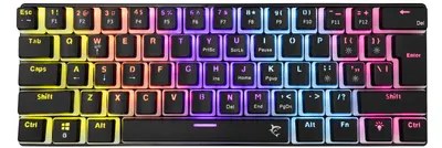 Tastatură mecanică White Shark - Ashiko 2 GK2022, Blue Switch, RGB, negru