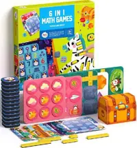 Set de jocuri Jarmelo - Matematica distractiva, 6 in 1