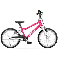 Woom GO 3 — bicicletă copii 16" roz Hot Pink (4–6 ani).