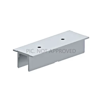 Track On Recessed Cover 3-Phase Power Feed Dali Silver