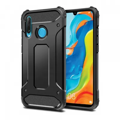 Husa pentru Huawei P30 lite New Edition / P30 lite, OEM, Armor, Neagra