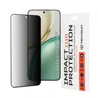 Folie de protectie Ecran Privacy Techsuit pentru Honor Magic8 Lite, Sticla Securizata, 111D