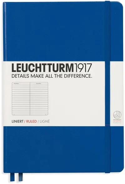 Agenda Leuchtturm1917 - A5, pagini liniate, Royal