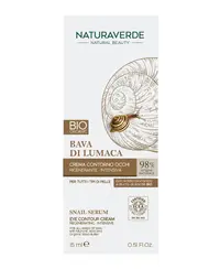 Crema de ochi bio cu extract de melc, 15ml, Natura Verde