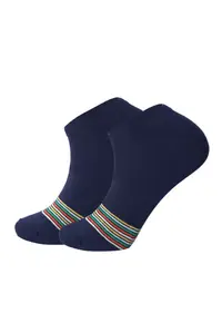 Sosete scurte bumbac barbati -SBGW2.2BLM - - Bleumarin