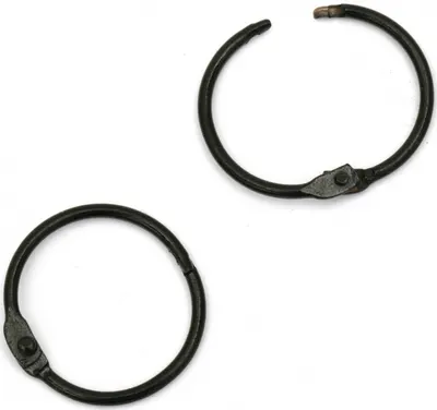 Inelul albumului Em Art - Blocabil, 3 cm, negru(4 buc)