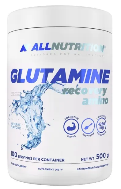 Glutamine Recovery Amino, natural, 500 g, AllNutrition