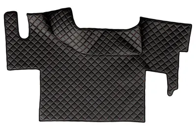 Set covorase cabina compatibile cu Renault T cu podea plata (01.2014-2021) - Negru Rosu