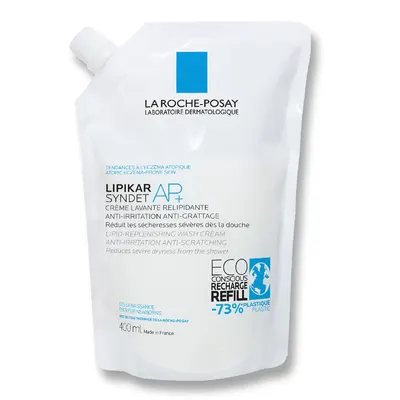 Rezerva eco crema de spalare anti-iritatii Lipikar Syndet AP+, La Roche-Posay | 400 ml