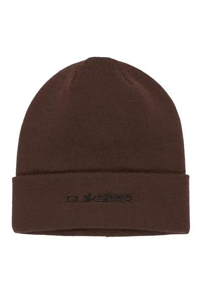 Caciula cu broderie logo Midnight - Maro inchis
