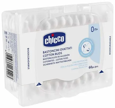 Dopuri pentru urechi Chicco cu dop - 60 bucăți