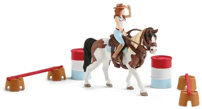 Set figurine Schleich Horse Club - Western cu Hannah