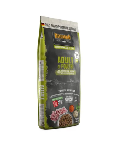 BELCANDO Grain Free Adult Poultry 22,5 kg hrană câini rasă medie/mare