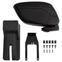 Gossi cotiera auto, negru, 12x29x(32-46) cm abs