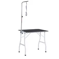 PawHut Masă pentru Toaletat și Tuns Câini sau Pisici Pliabilă, 91.5x61.5x77cm