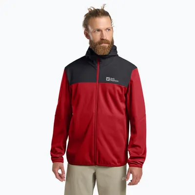Geacă softshell pentru bărbați Jack Wolfskin Feldberg Hoody