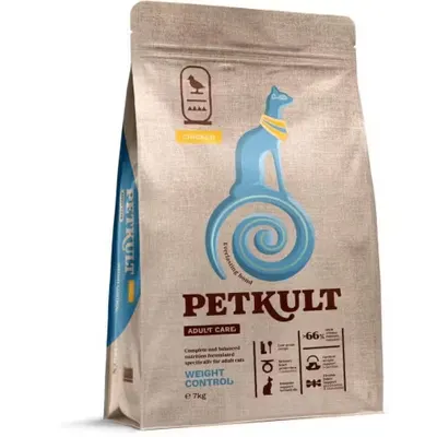 Hrana Uscata Petkult Adult Care Weight Control Pisici, Pui, 7 kg