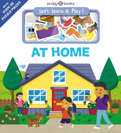 At Home (Board book with over 20 puzzle pieces)