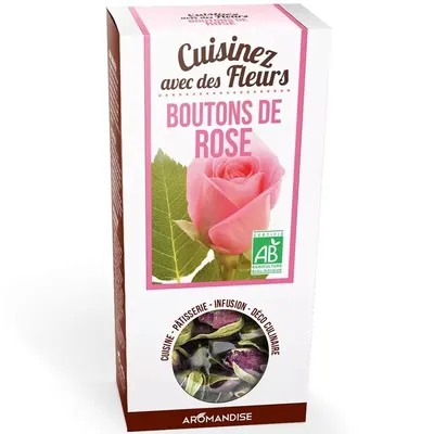 Boboci de trandafir - uz culinar bio 30g Aromandise