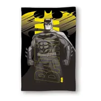 Prosop de baie pentru copii, 100% bumbac, negru, 70x140 cm, Batman