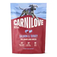 Carnilove Active Dog Dry Salmon & Turkey Junior Large Breeds 1,5 kg